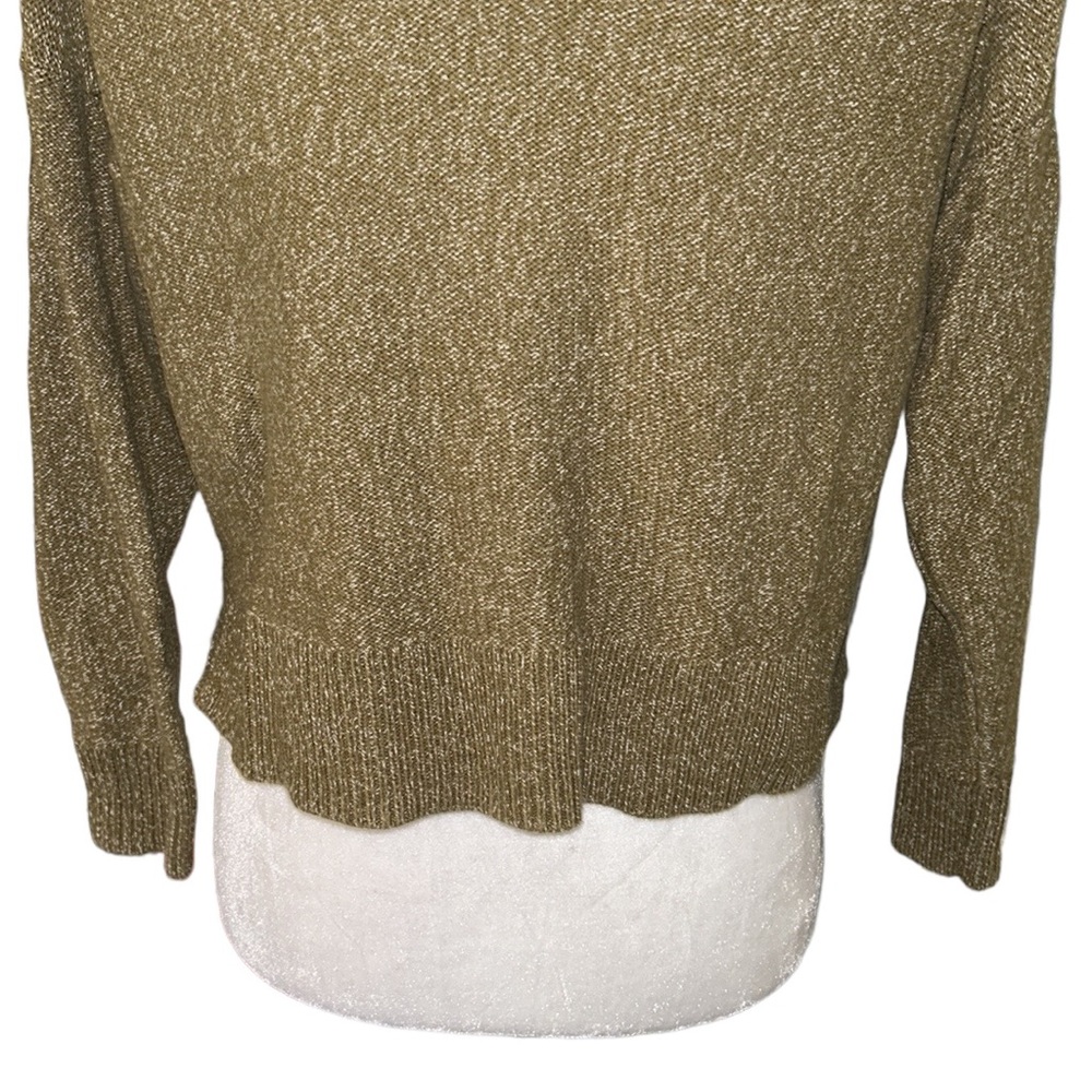 Madewell Broadway Marled Olive Green Cropped Cardigan - XS - Picture 12 of 16